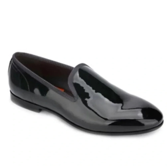 Tallia Enrico Patent Vegan Leather Slip On Loafers NEW - Picture 6 of 6